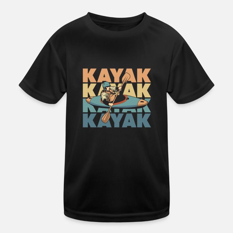 Kajaker Kinder Funktions-T-Shirt