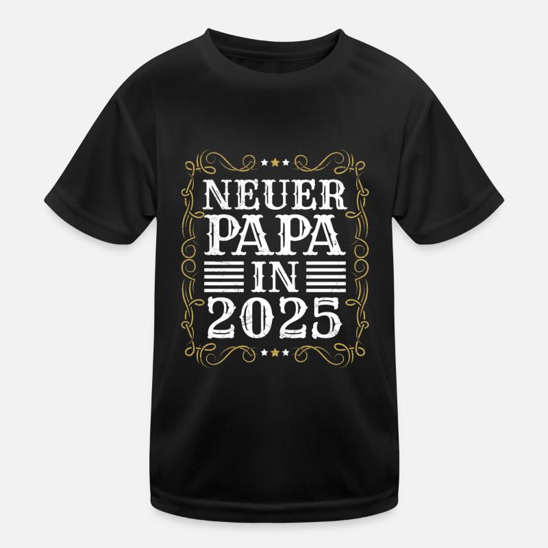 FUTURE DAD NEW DAD IN 2025 EXPECTANT Kids Functional T-Shirt