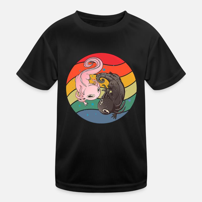 Ying et Yang Axolotl T-shirt sport Enfant