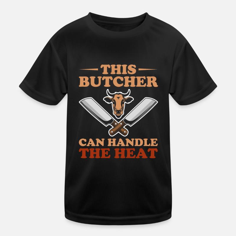 Metzger Fleischer Metzgerei Fleischerei Kinder Funktions-T-Shirt