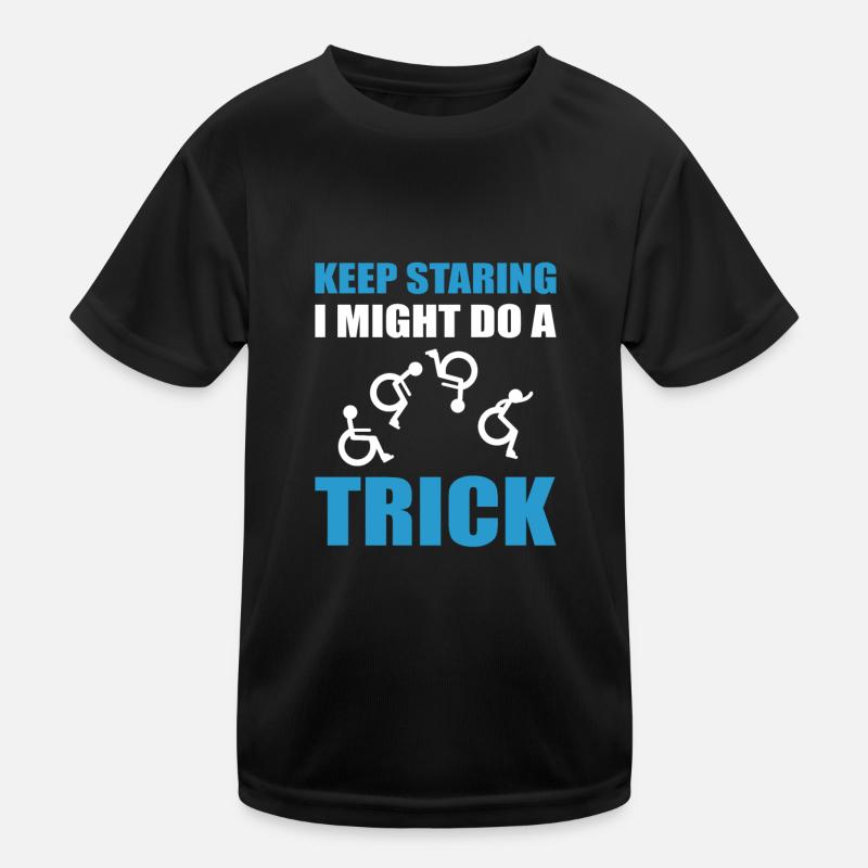 Rollstuhl Kinder Funktions-T-Shirt