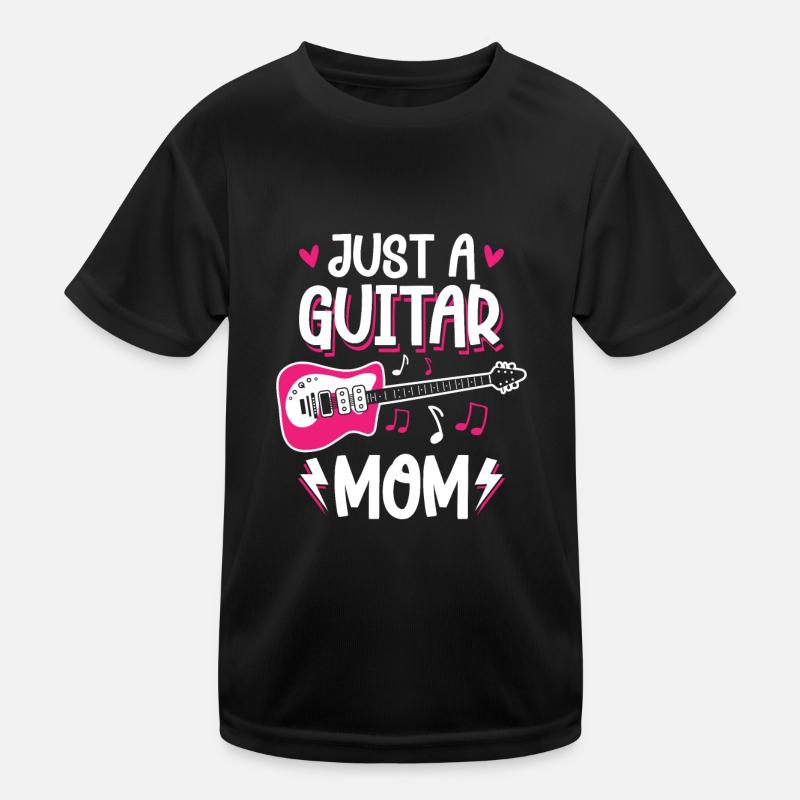 E Gitarre Elektrogitarre Mutter Kinder Funktions-T-Shirt