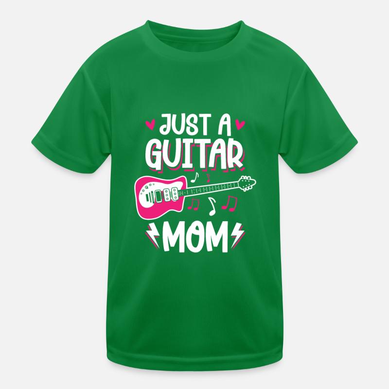 E Gitarre Elektrogitarre Mutter Kinder Funktions-T-Shirt
