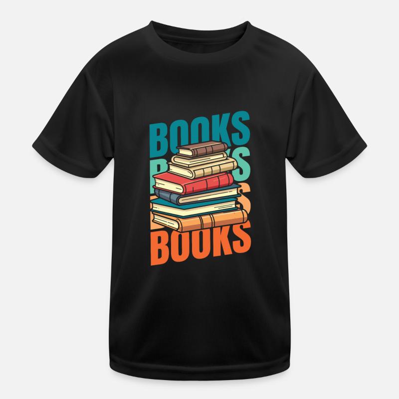 Book Bookworm Bookworm Kids Functional T-Shirt