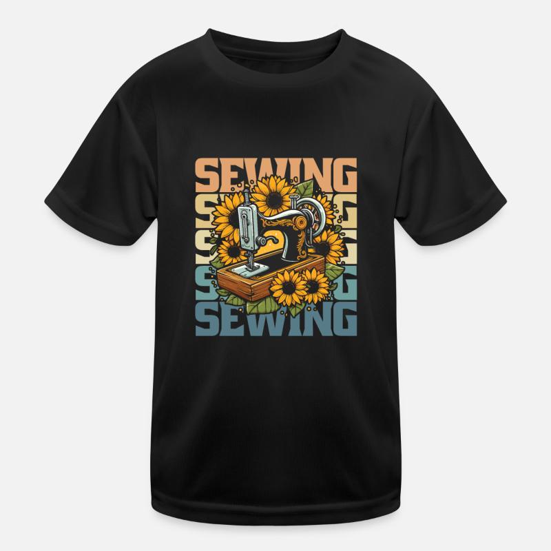 Sewing Sewing Machine Kids Functional T-Shirt