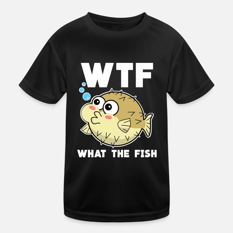 Blague sur le poisson-globe avec le poisson-globe T-shirt sport Enfant