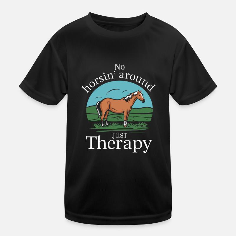 Heilung Durch Pferdetherapie Und Therapeutisches Kinder Funktions-T-Shirt