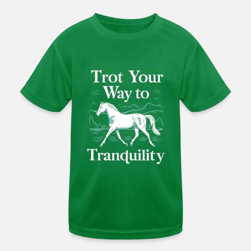Heilung Durch Pferdetherapie Und Therapeutisches Kinder Funktions-T-Shirt