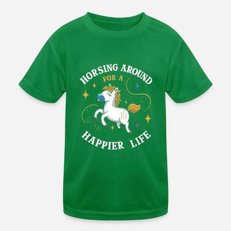 Guérison par l’équithérapie et T-shirt sport Enfant