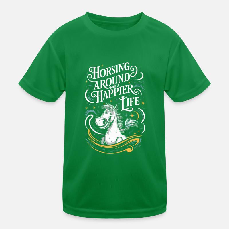 Heilung Durch Pferdetherapie Und Therapeutisches Kinder Funktions-T-Shirt