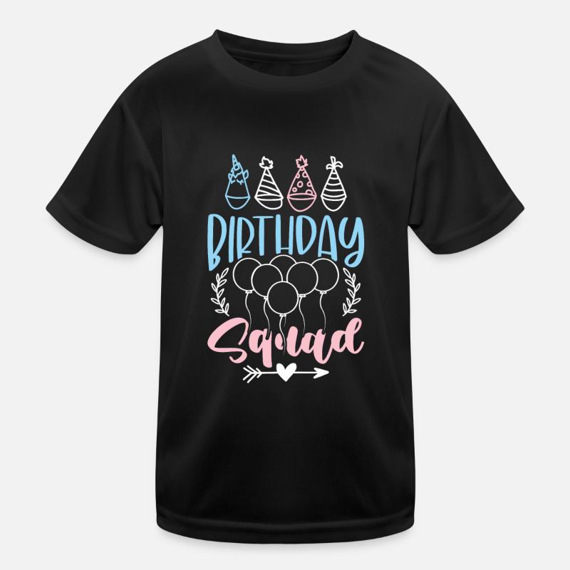 birthday squad Kinder Funktions-T-Shirt