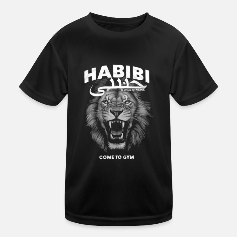 Habibi Lion - Motivation for the gym Kids Functional T-Shirt
