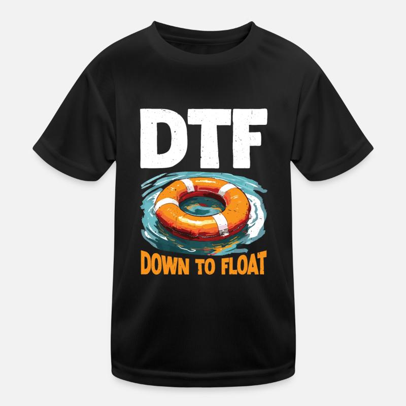DTF Down To Float 2 Kinder Funktions-T-Shirt