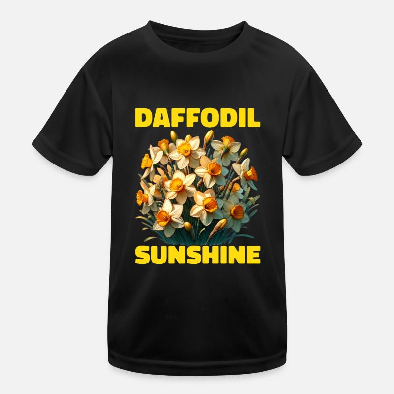 Jonquilles Fleur Jonquille Jonquille T-shirt sport Enfant