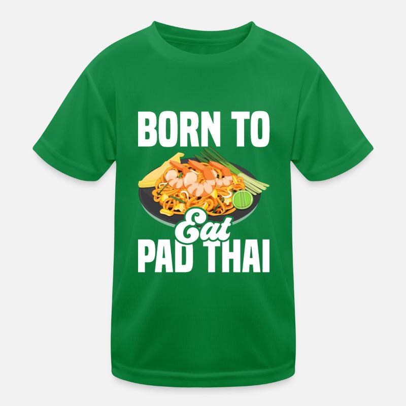 Pad Thai Thailändisches Essen Thai Küche Thailand Kinder Funktions-T-Shirt