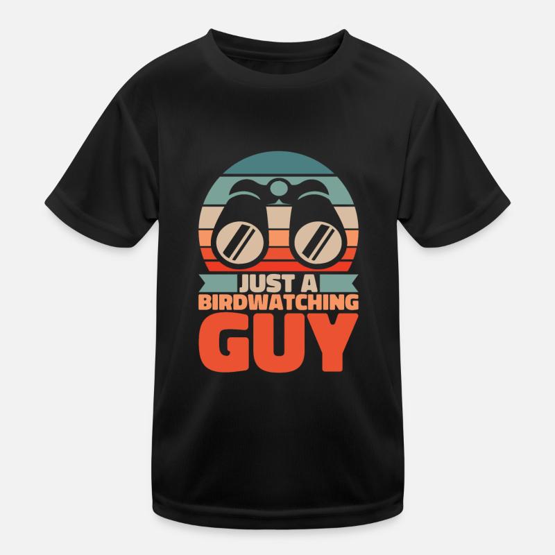 Vogelbeobachter Just A Birdwatching Guy Kinder Funktions-T-Shirt