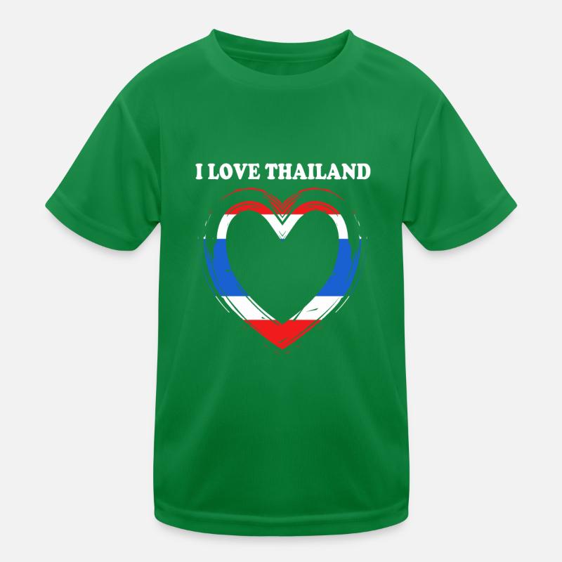 Thailand Thai Language Kids Functional T-Shirt