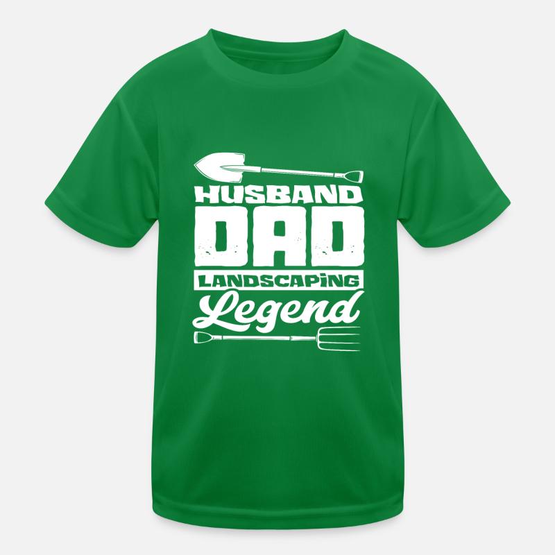 Landschaftsgärtner Ehemann Papa Kinder Funktions-T-Shirt