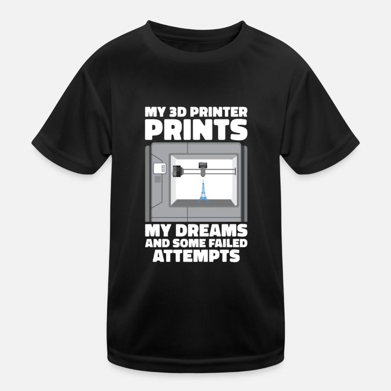 Filament d’imprimante 3D Impression 3D Impression 3D Imprimante 3D T-shirt sport Enfant