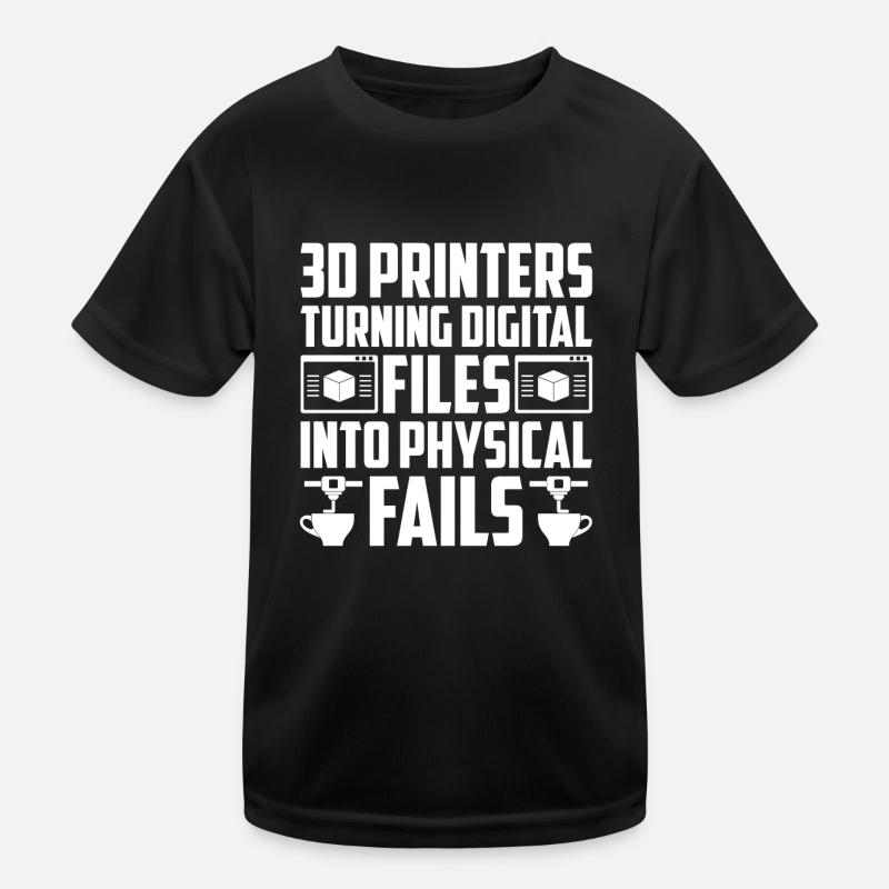 3D Printer Filament 3D Printing 3D Printing 3D Printer Kids Functional T-Shirt