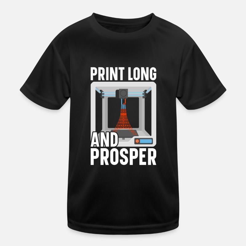 Filament d’imprimante 3D Impression 3D Impression 3D Imprimante 3D T-shirt sport Enfant