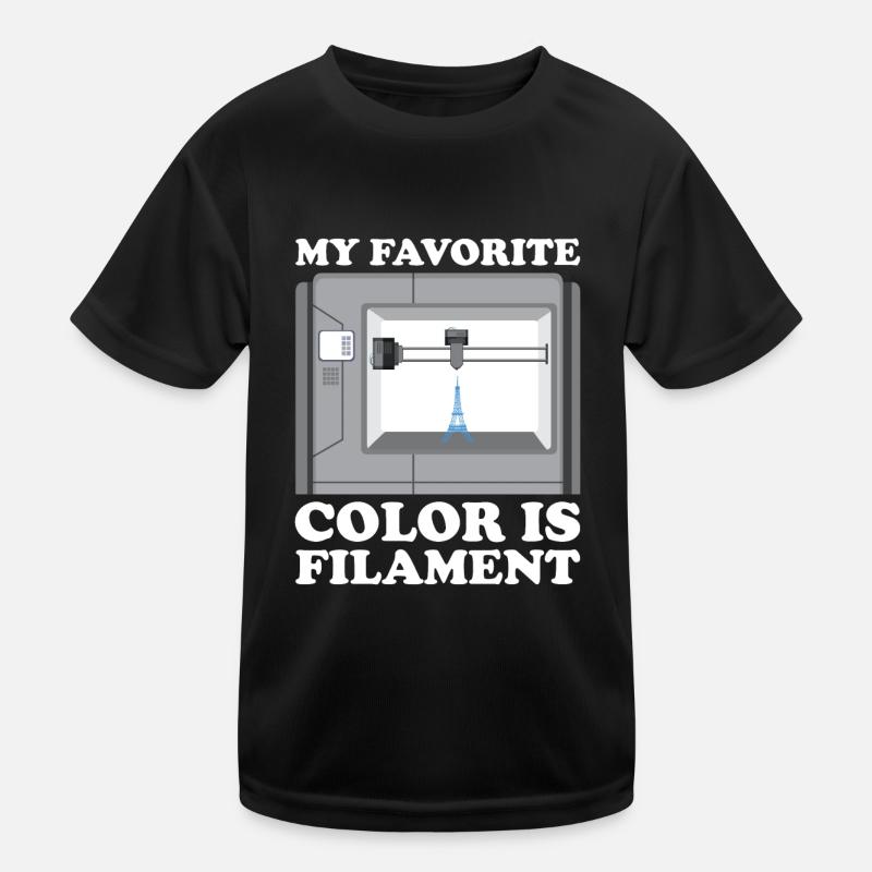 3D Printer Filament 3D Printing 3D Printing 3D Printer Kids Functional T-Shirt