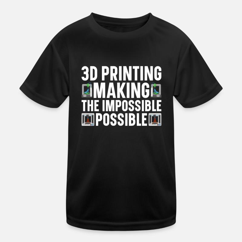 3D Drucker Filament 3D Drucken 3D Druck 3D Printer Kinder Funktions-T-Shirt