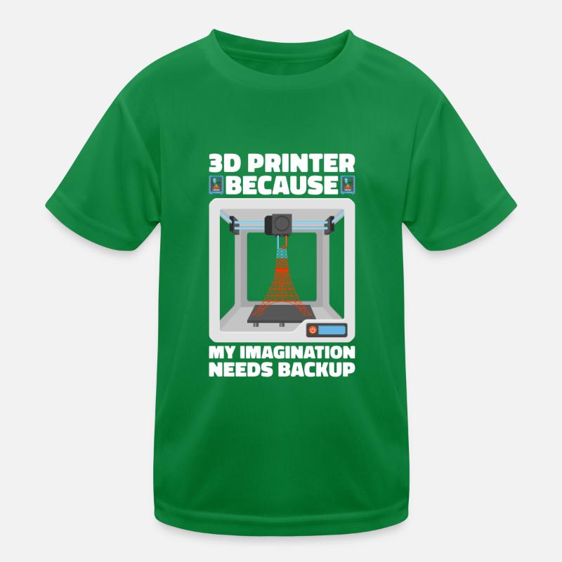 3D Drucker Filament 3D Drucken 3D Druck 3D Printer Kinder Funktions-T-Shirt