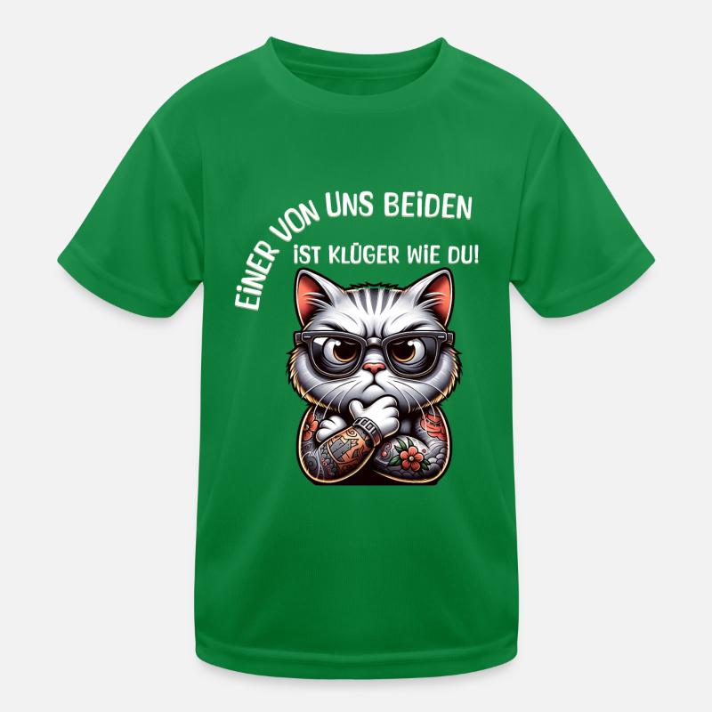 Drôle L’un de nous est plus intelligent que toi T-shirt sport Enfant