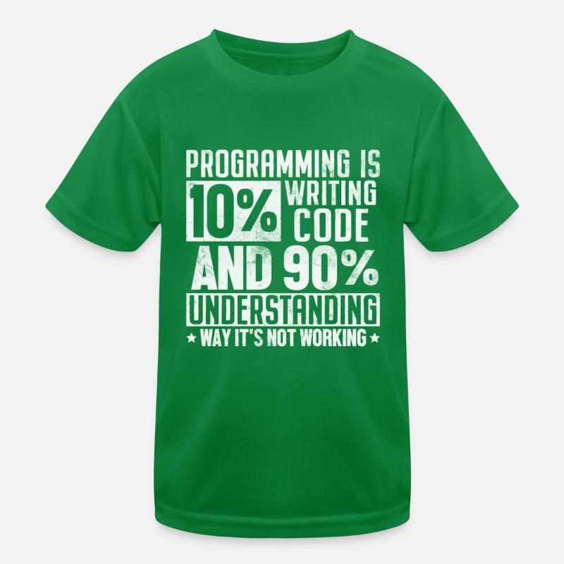 Programmierung Lustig Software Ingenieur Computer Kinder Funktions-T-Shirt