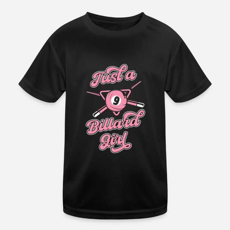 Billard, juste une fille de billard T-shirt sport Enfant