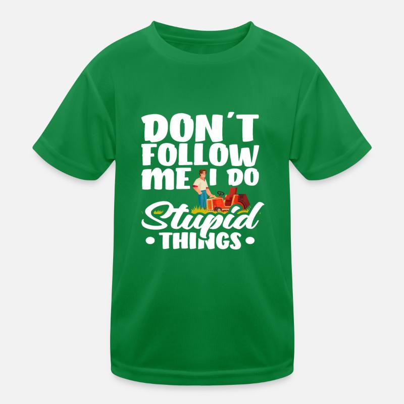 Paysagiste Ne me suivez pas T-shirt sport Enfant