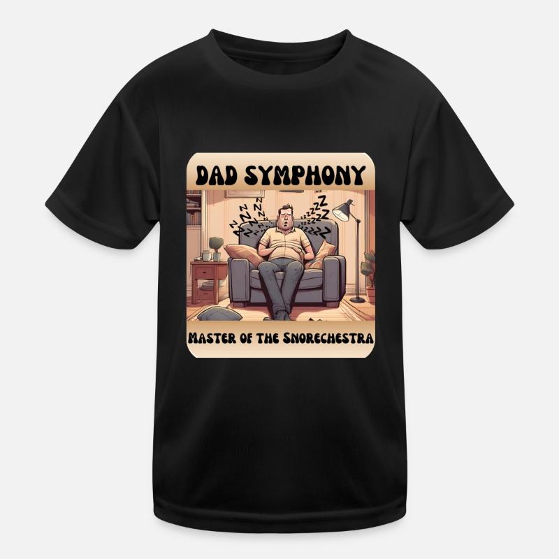 Dad Symphony Kids Functional T-Shirt