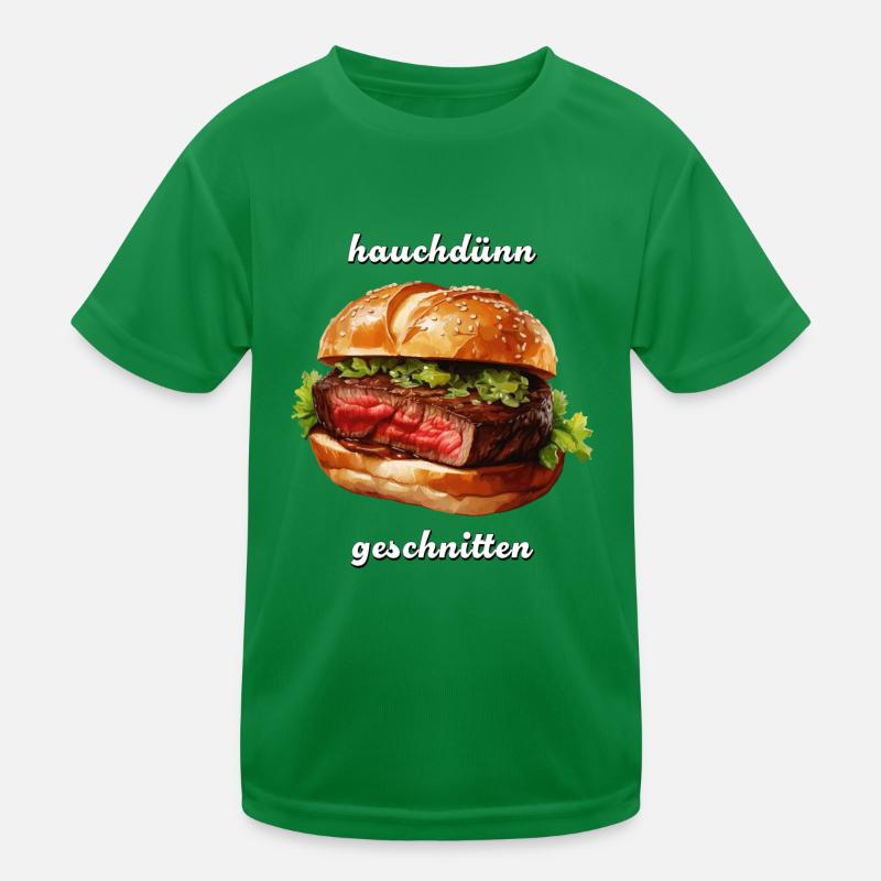 STEAK wafer-thin sliced Kids Functional T-Shirt