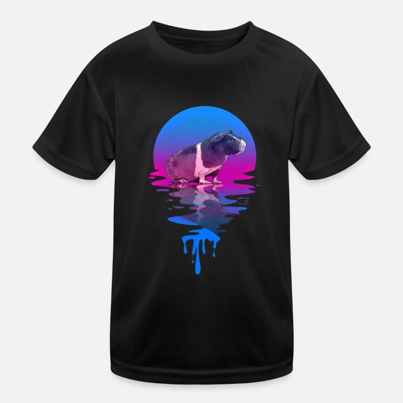 Coucher de soleil Maigre Cochon T-shirt sport Enfant