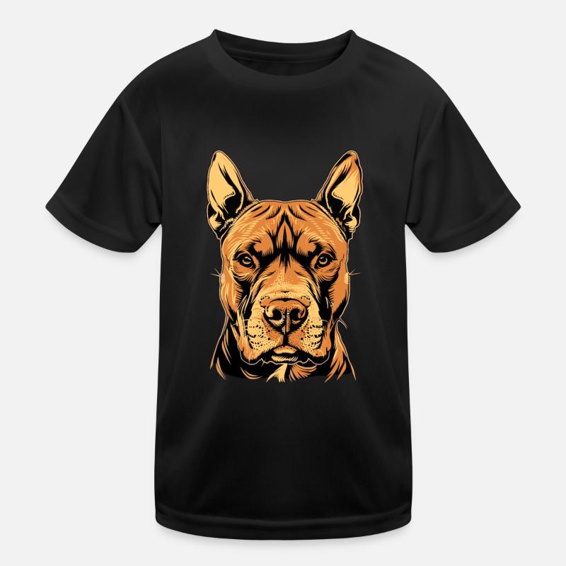 Pitbull Bulldog Pittie American Pitbull Terrier Kids Functional T-Shirt