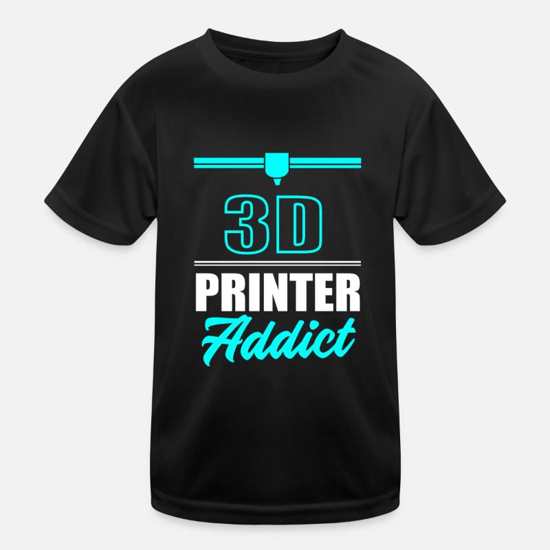 3D Druck Drucken Prototyp Kinder Funktions-T-Shirt