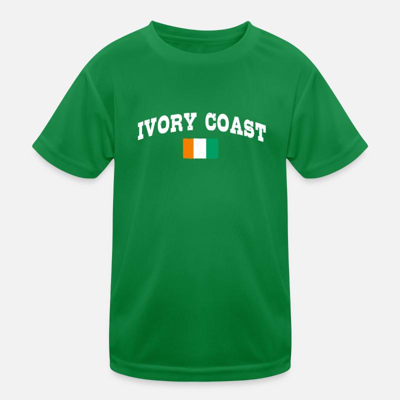 Ivory Coast Kids Functional T-Shirt