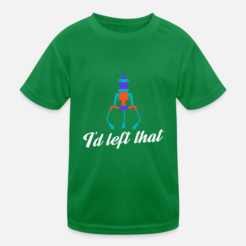 I'd Left That Prize Claw Machine Crane Game Kids Functional T-Shirt