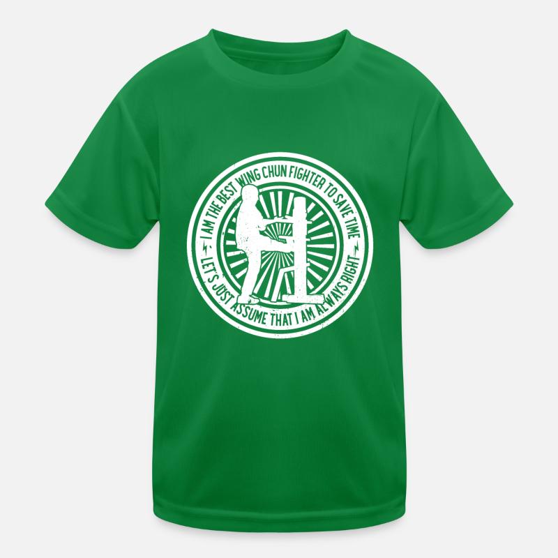 I am the best Wing Chun Fighter Kinder Funktions-T-Shirt