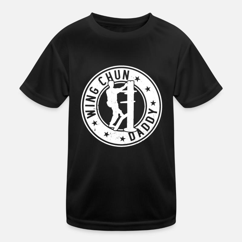 Wing Chun Daddy Wing Chun Kinder Funktions-T-Shirt
