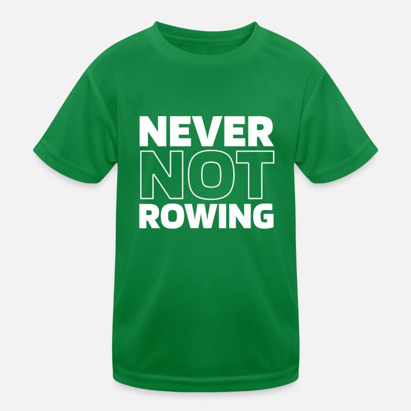 Rowing Rowers Kids Functional T-Shirt