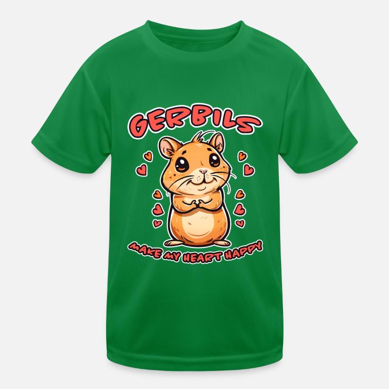 Gerbille disant rat de course drôle gerbille cadeau T-shirt sport Enfant