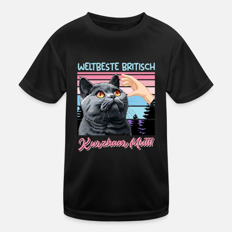 Britisch Kurzhaar WELTBESTE BRITISCH KURZHAAR Kinder Funktions-T-Shirt