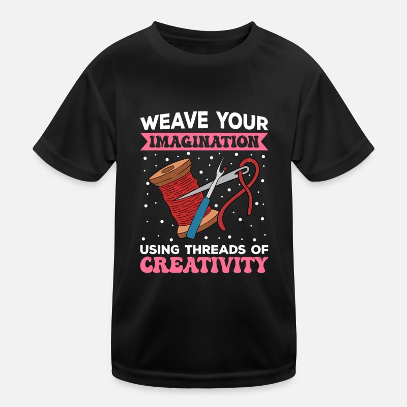 Embroidery Beading Embroidery Pattern Cross Stitch Kids Functional T-Shirt