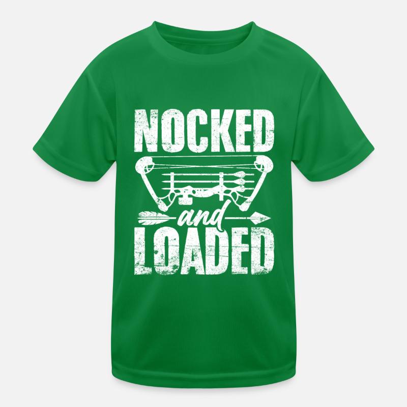 Funny Archery Compound Recurve Bow Nock Archery Kids Functional T-Shirt
