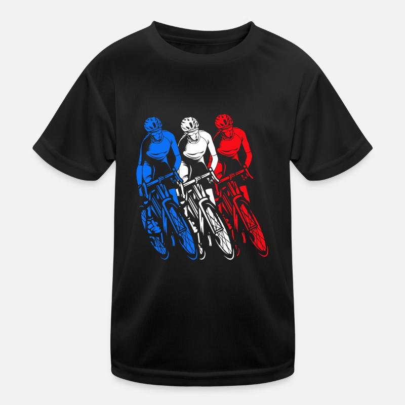 Frankreich Kinder Funktions-T-Shirt