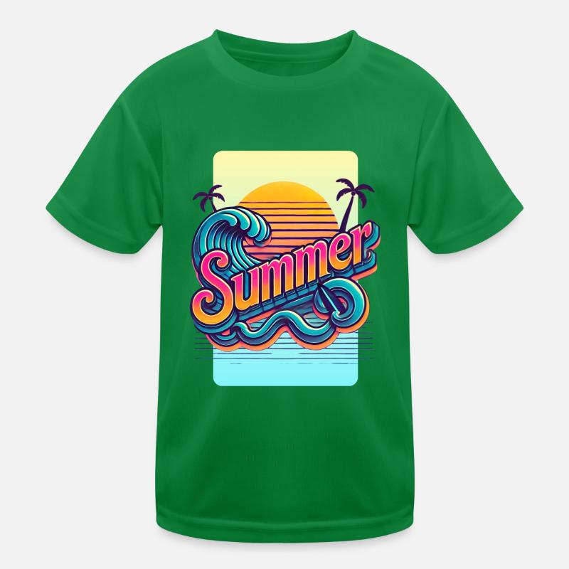 Summer Kids Functional T-Shirt