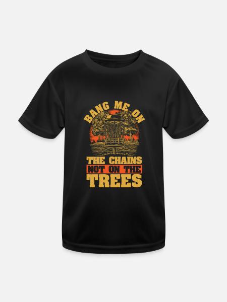 Frisbee Golf Disc Golf - T-shirt sport Enfant - noir - Devant
