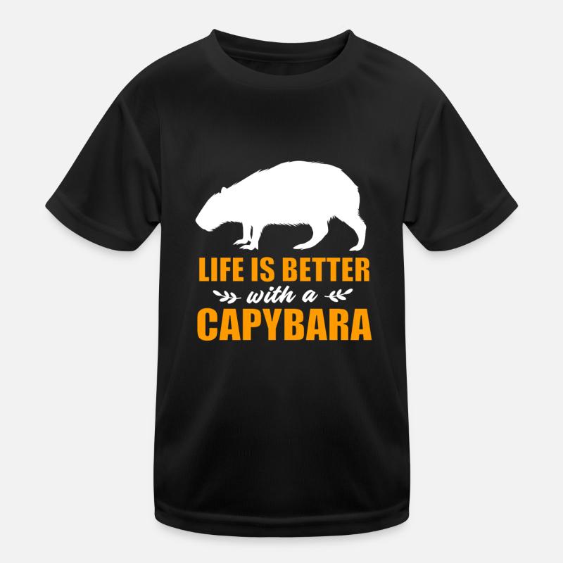 Capybara Kids Functional T-Shirt